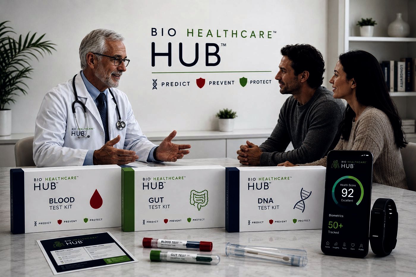 Hub testing kits