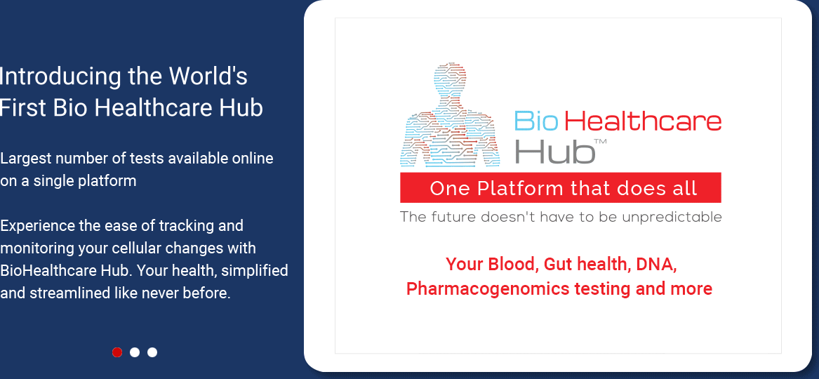 Gut health, Blood, DNA testing