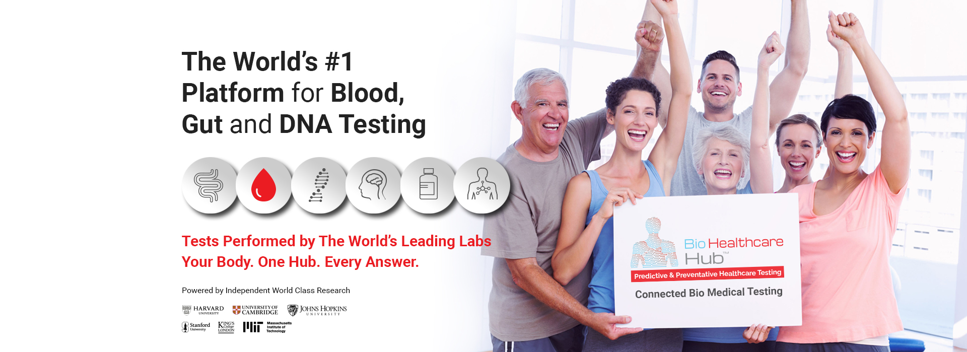 The World's No.1 Platform for Blood, Gut and DNA Testing